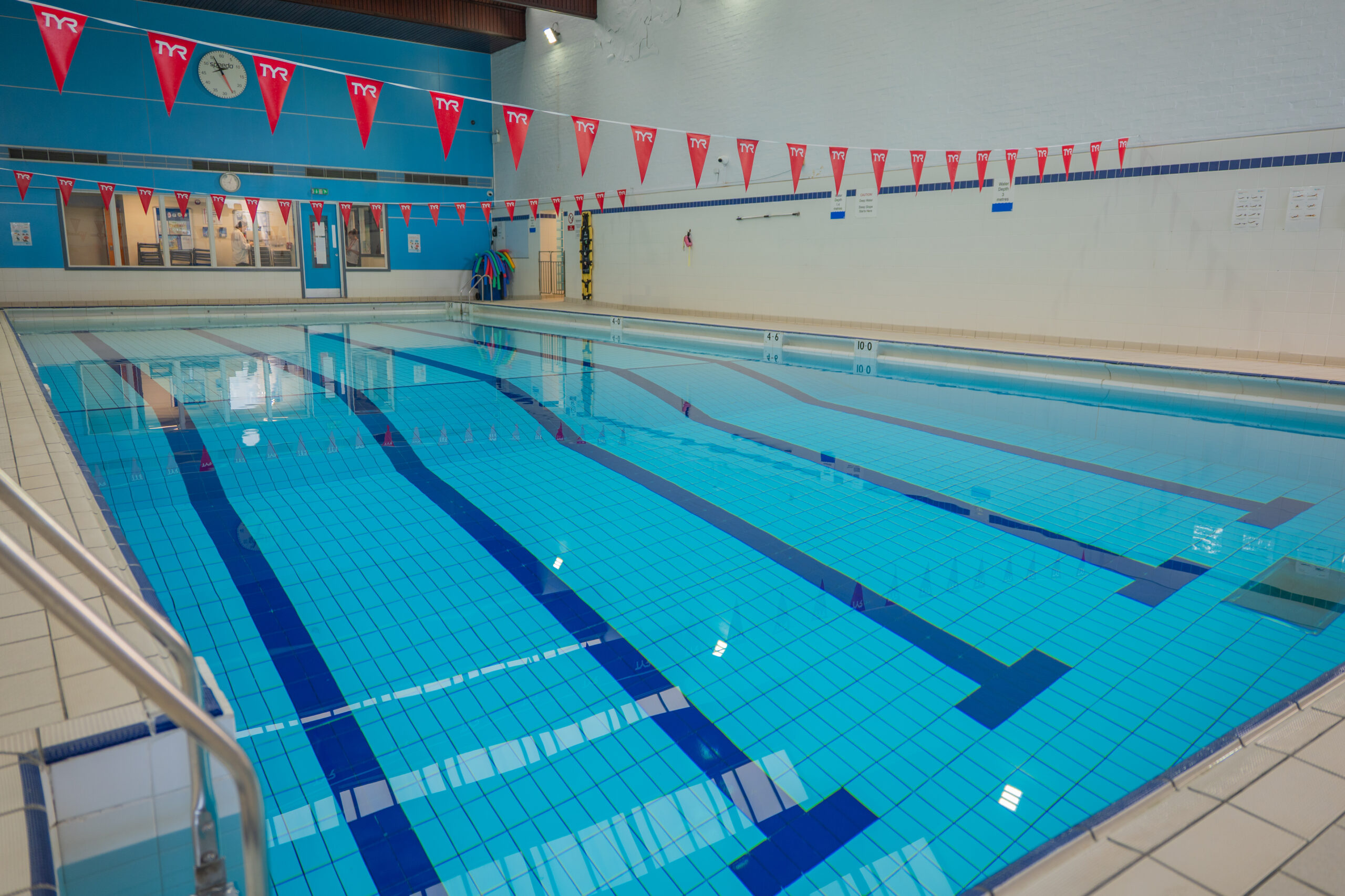 image of the swimming pool at Benfield School, Newcastle upon Tyne